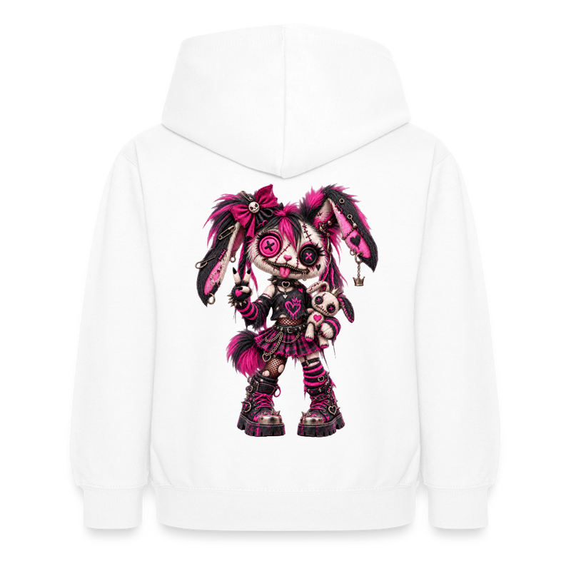 VELVET VEX – Kinder Hoodie - Weiß