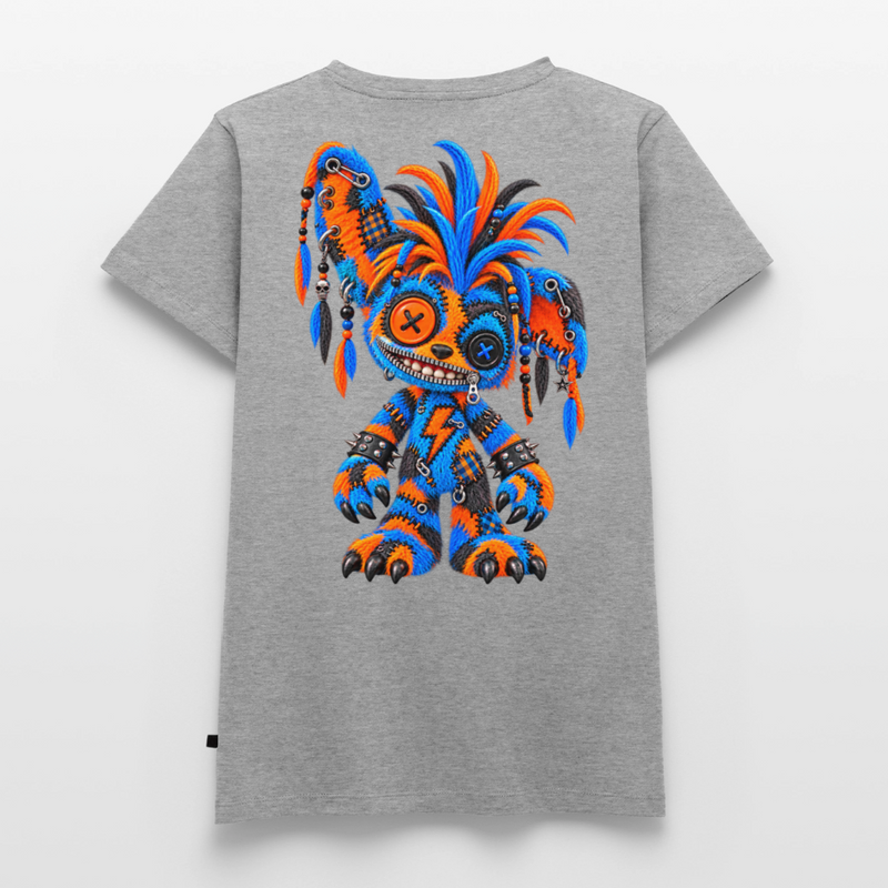STATIC SPIKE – Damen Premium T-Shirt - Grau meliert