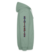 STATIC SPIKE – Herren / Unisex Hoodie - Graugrün