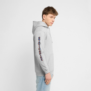 STATIC SPIKE – Herren / Unisex Hoodie - Hellgrau meliert