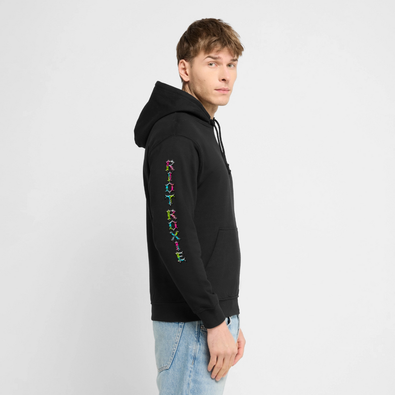 RIOT ROXIE – Herren / Unisex Hoodie - Schwarz