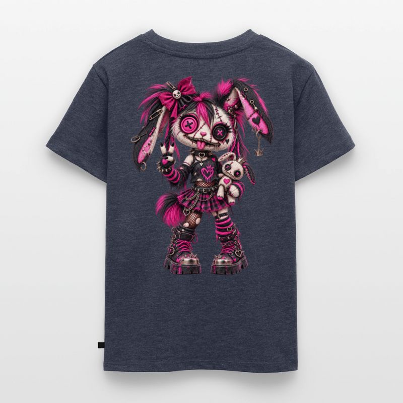 VELVET VEX – Kinder Premium T-Shirt - Jeansblau 