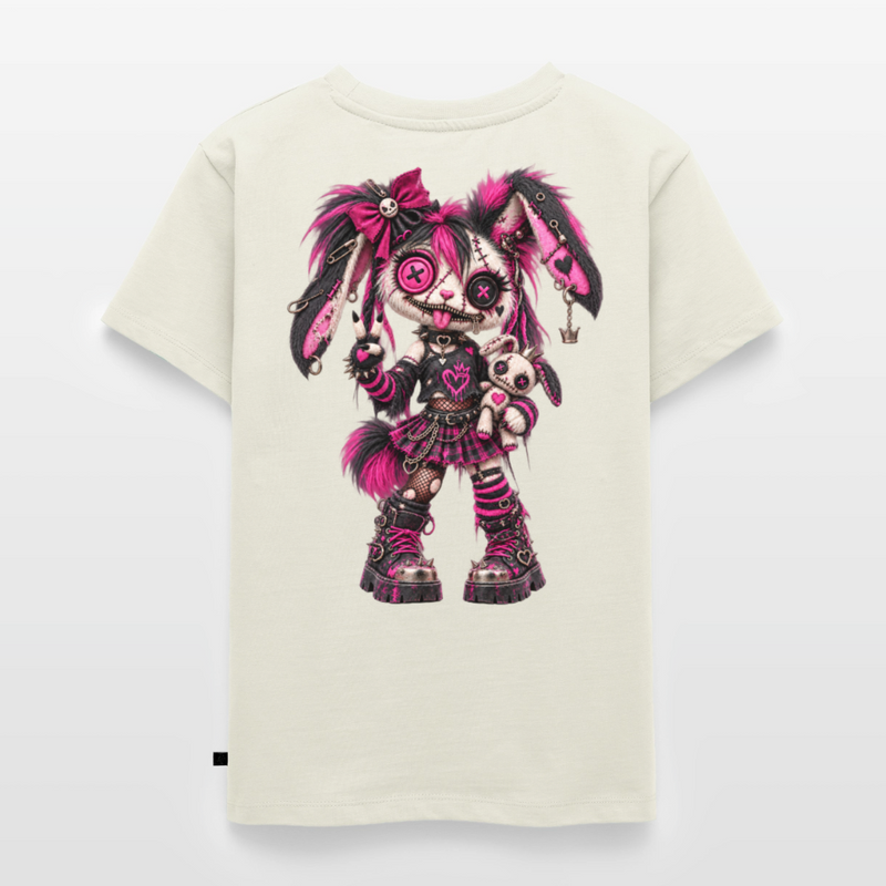 VELVET VEX – Kinder Premium T-Shirt - Naturweiß