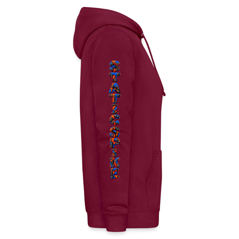 STATIC SPIKE – Damen Hoodie - Bordeaux
