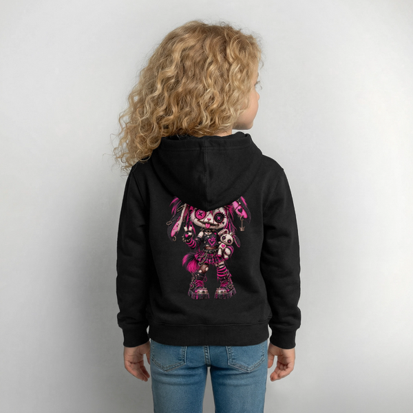 VELVET VEX – Kinder Hoodie - Schwarz