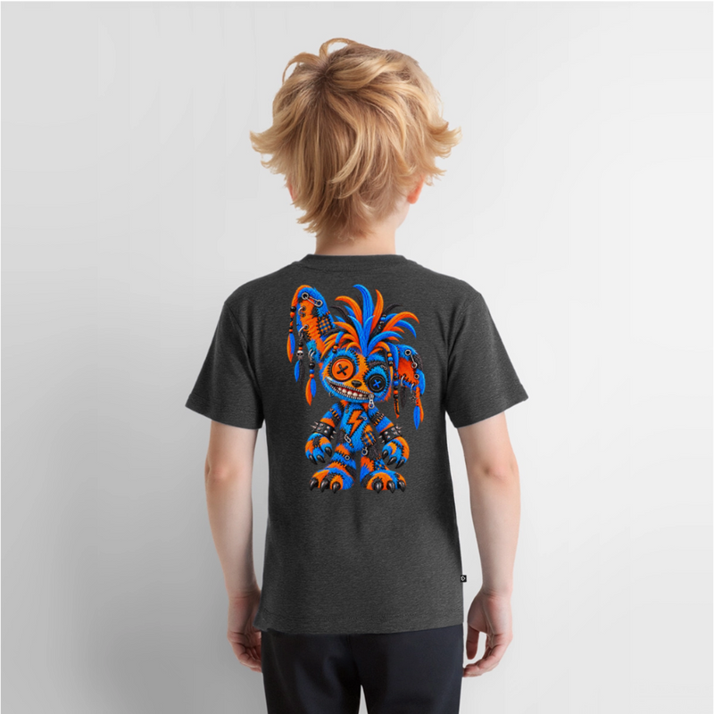STATIC SPIKE – Kinder Premium T-Shirt - Anthrazit meliert
