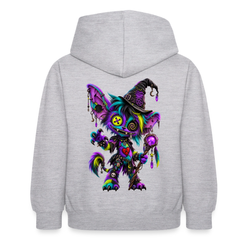 HEXIE HAZE – Kinder Hoodie - Hellgrau meliert