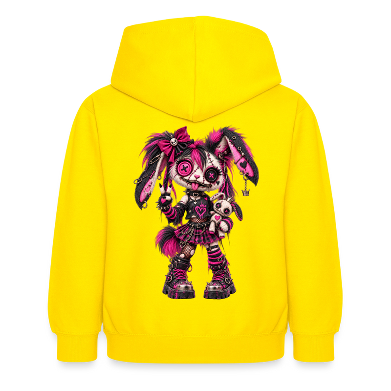 VELVET VEX – Kinder Hoodie - Gelb