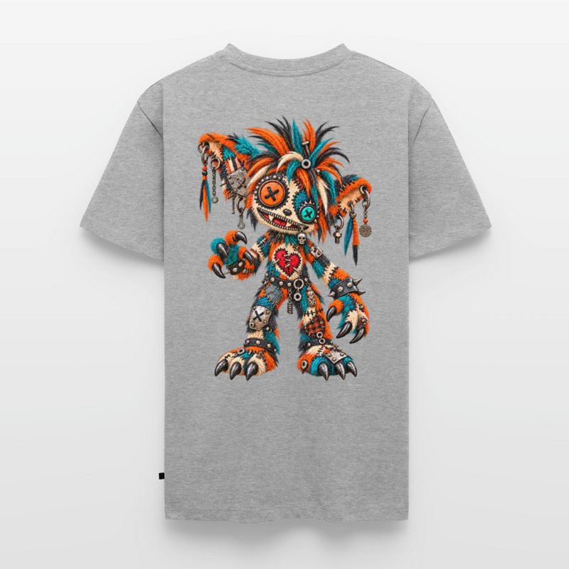 SCRAP JACK – Herren Premium T-Shirt - Grau meliert