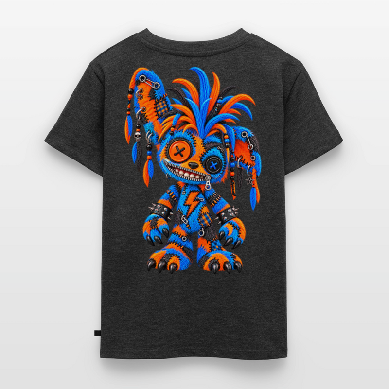 STATIC SPIKE – Kinder Premium T-Shirt - Anthrazit meliert