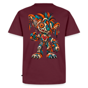 SCRAP JACK – Herren Premium T-Shirt - Burgunderrot