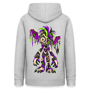 VOODOO VINNIE – Damen Hoodie - Hellgrau meliert