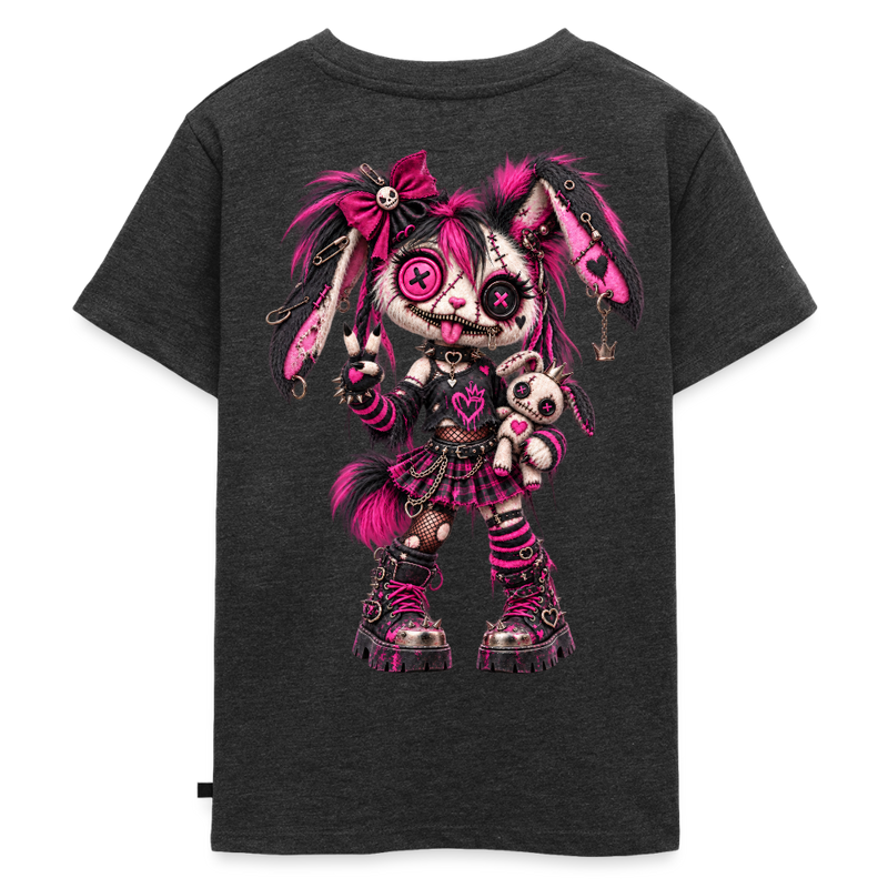 VELVET VEX – Kinder Premium T-Shirt - Anthrazit meliert