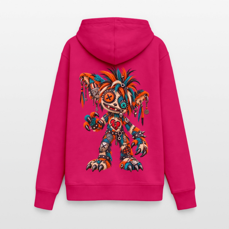 SCRAP JACK – Damen Hoodie - dunkles Pink