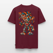 SCRAP JACK – Herren Premium T-Shirt - Burgunderrot