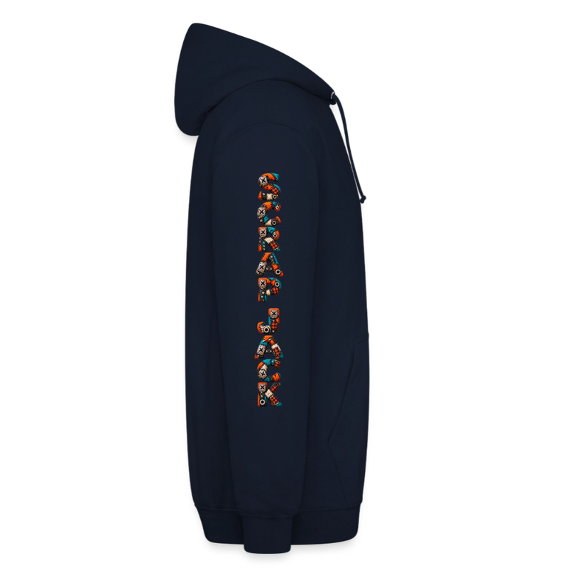 SCRAP JACK – Herren / Unisex Hoodie - Navy