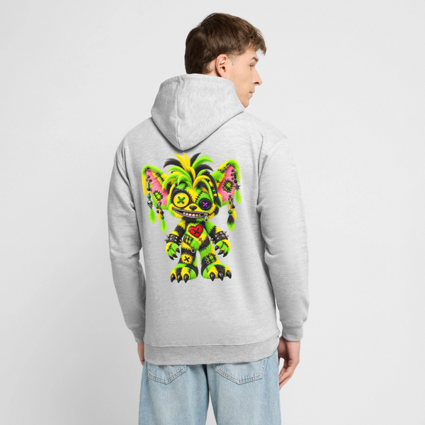 FUZZBALL GREMMY – Herren / Unisex Hoodie - Hellgrau meliert