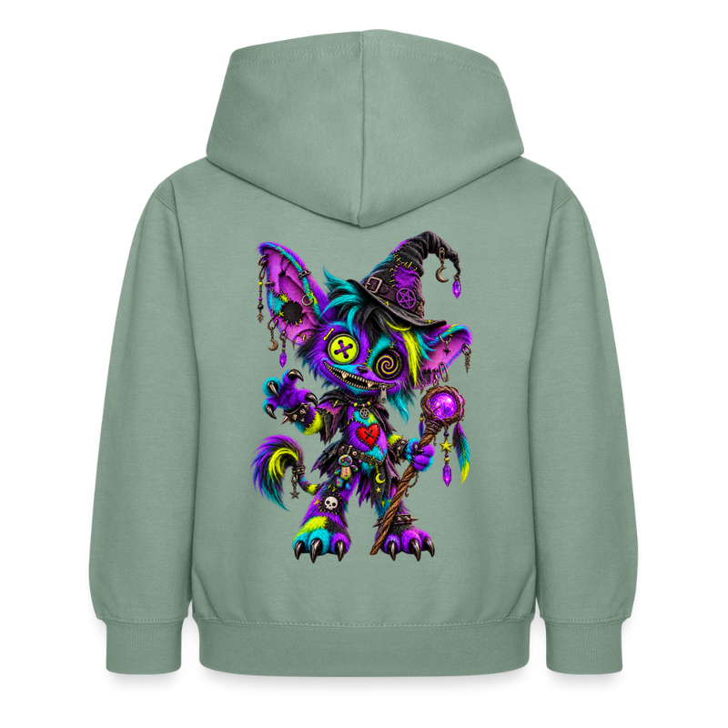 HEXIE HAZE – SPELLBOUND | Kinder Premium Hoodie - Graugrün