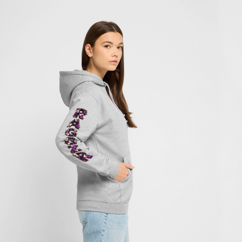 RAGGZR – Herren / Unisex Hoodie - Hellgrau meliert