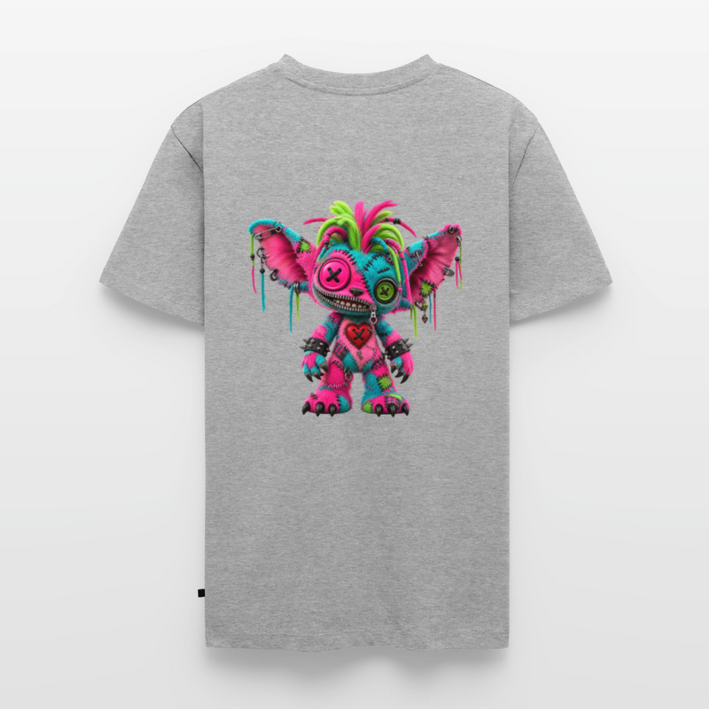 RIOT ROXIE – Herren Premium T-Shirt - Grau meliert