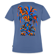 STATIC SPIKE – Damen Premium T-Shirt - Taubenblau