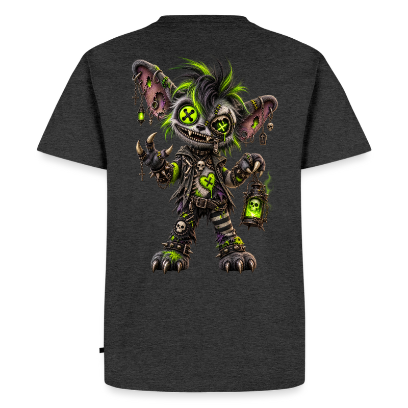 GRAVEYARD GIZZ – Herren Premium T-Shirt - Anthrazit meliert