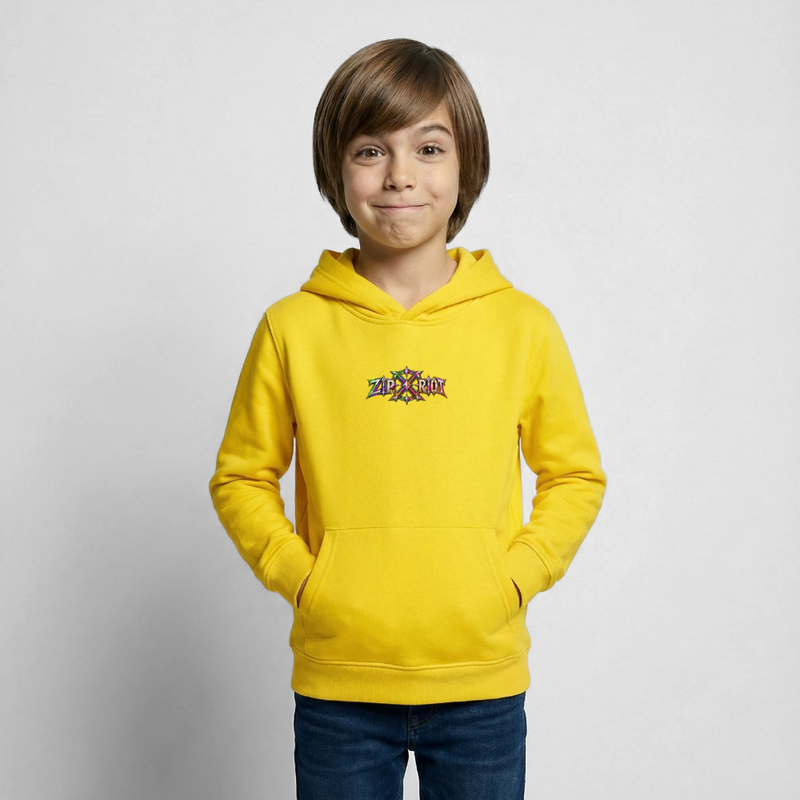 RIOT ROXIE – HIGHJUMP | Kinder Premium Hoodie - Gelb