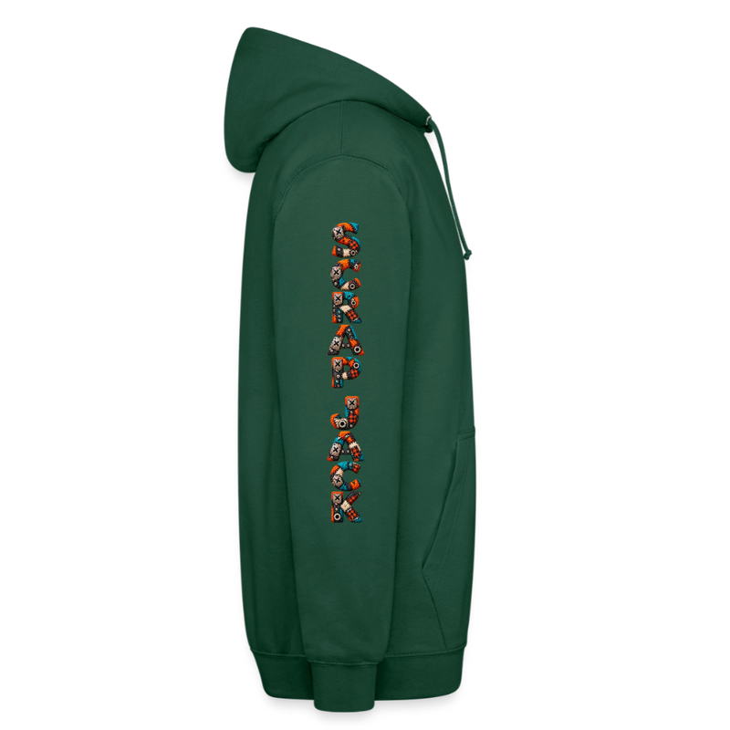 SCRAP JACK – Herren / Unisex Hoodie - Flaschengrün