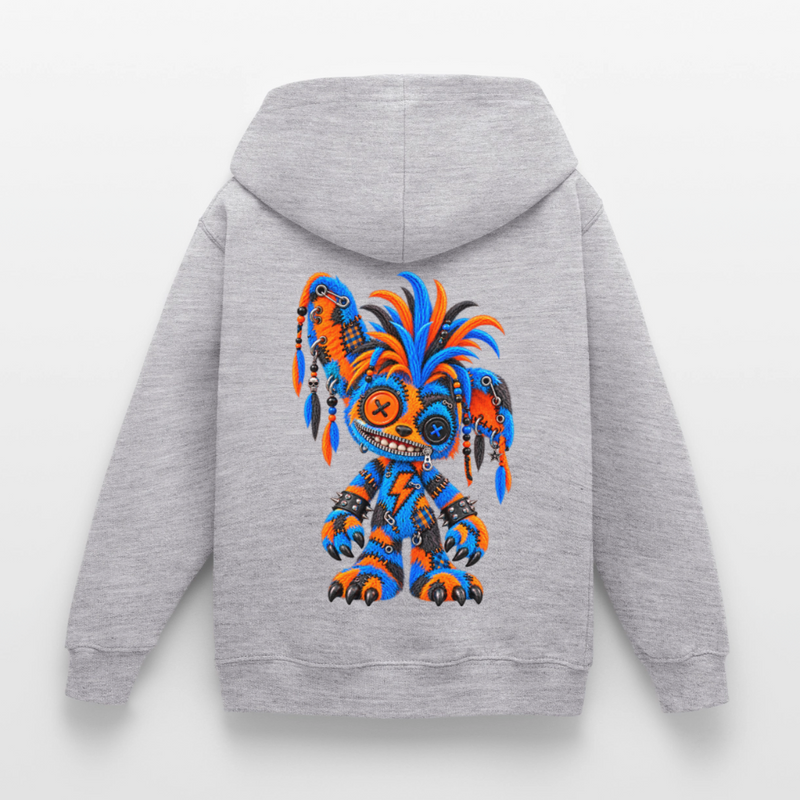 STATIC SPIKE – Kinder Hoodie - Hellgrau meliert