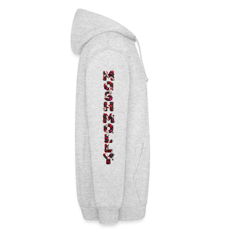 MOSH MOLLY – Herren / Unisex Hoodie - Hellgrau meliert