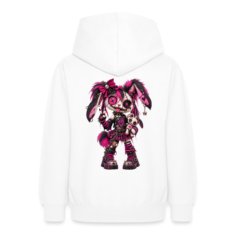 VELVET VEX – Teenie Hoodie - Weiß