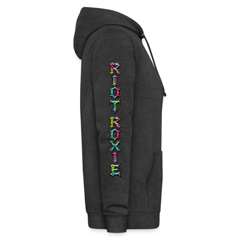 RIOT ROXIE – Damen Hoodie - Anthrazit