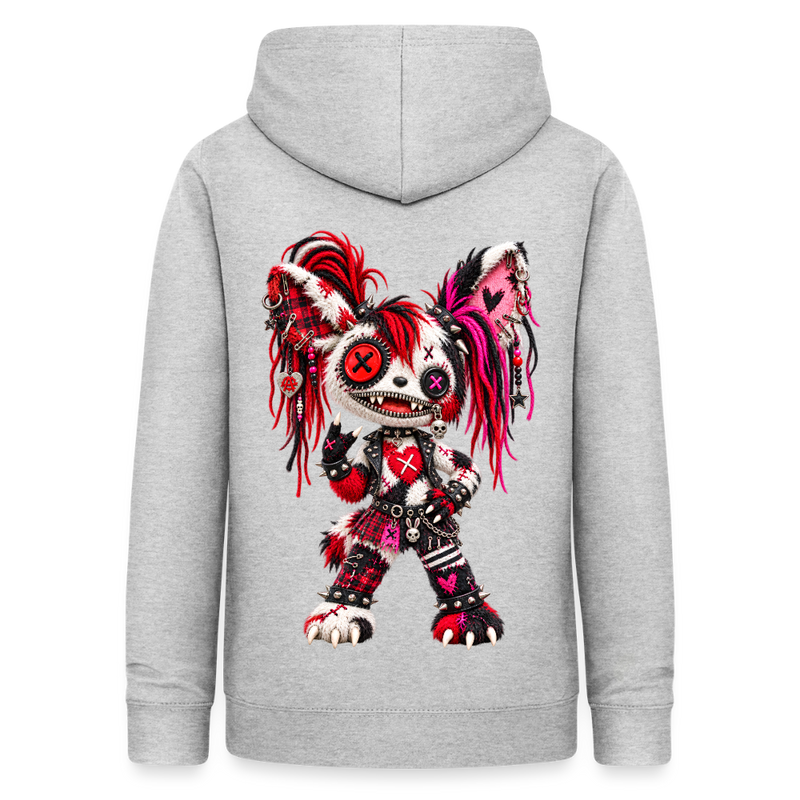 MOSH MOLLY – Damen Hoodie - Hellgrau meliert