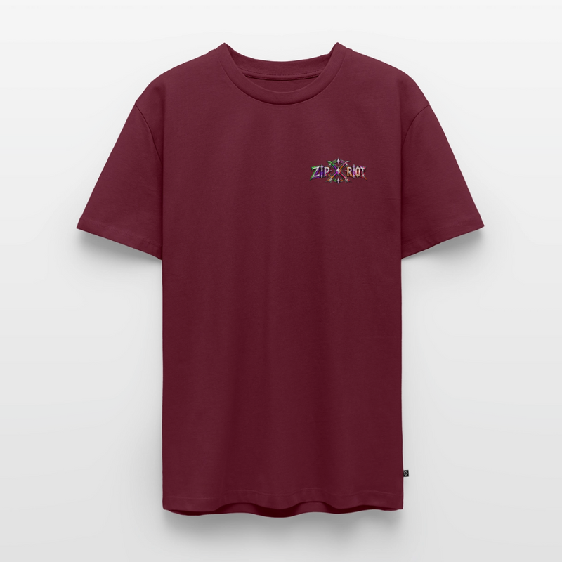 RAGGZR – Herren Premium T-Shirt - Burgunderrot