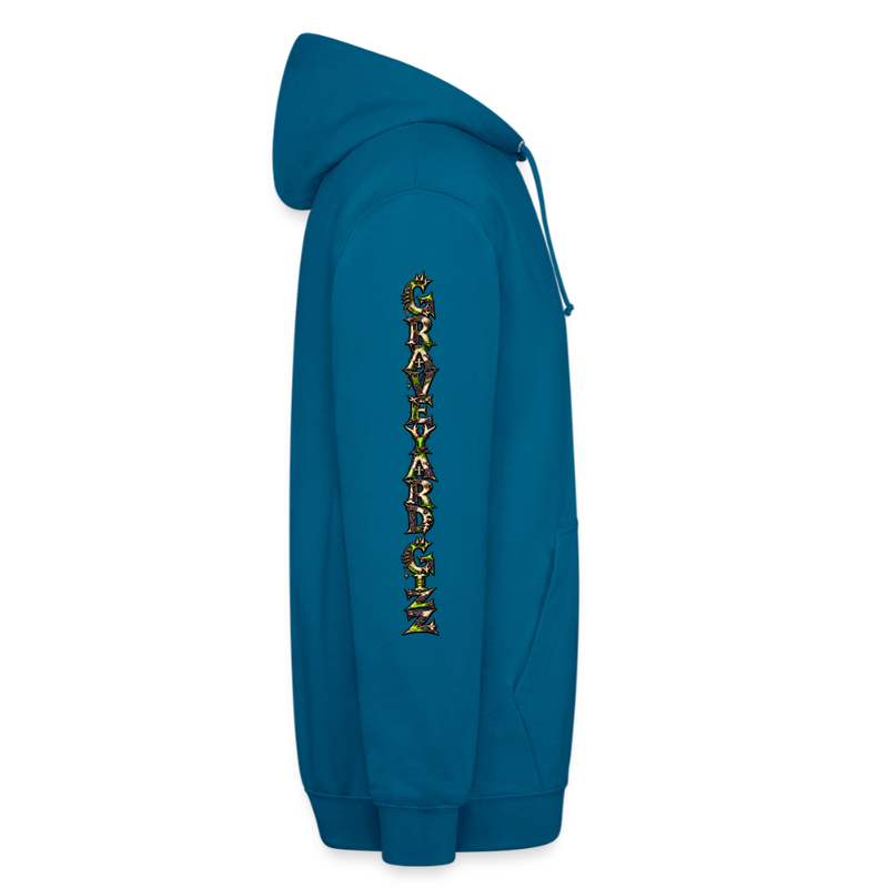 GRAVEYARD GIZZ – Herren / Unisex Hoodie - Tiefseeblau 