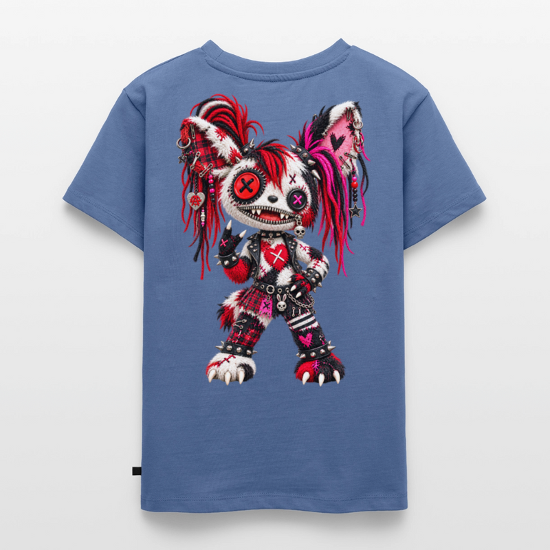 MOSH MOLLY – Kinder Premium T-Shirt - Taubenblau
