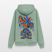 STATIC SPIKE – Damen Hoodie - Graugrün