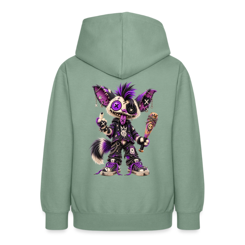 RAGGZR – Teenie Hoodie - Graugrün