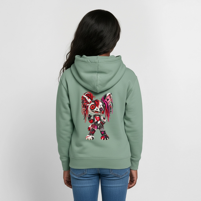 MOSH MOLLY – Teenie Hoodie - Graugrün