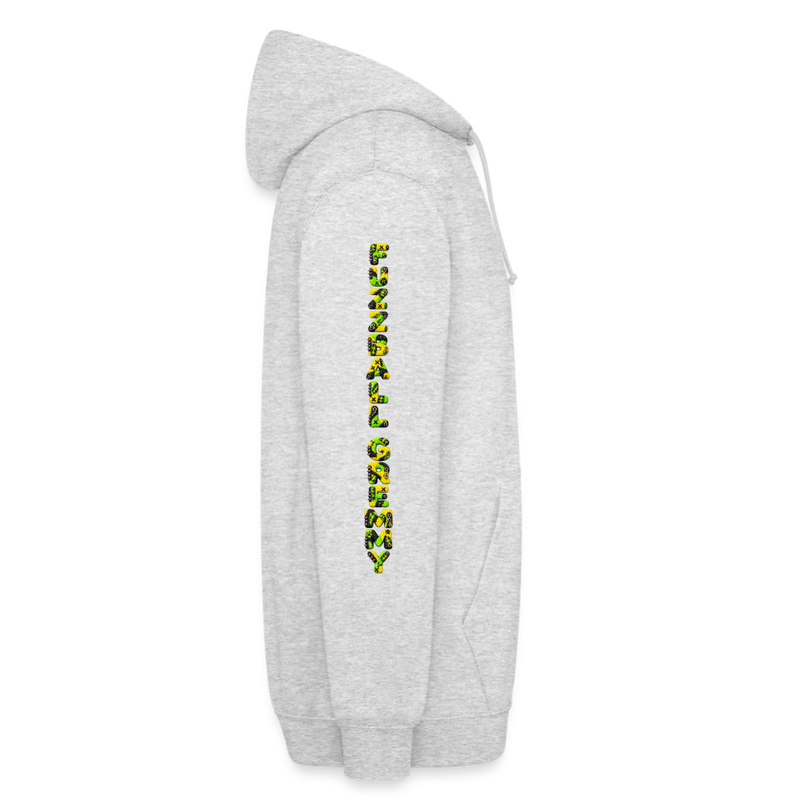 FUZZBALL GREMMY – Herren / Unisex Hoodie - Hellgrau meliert