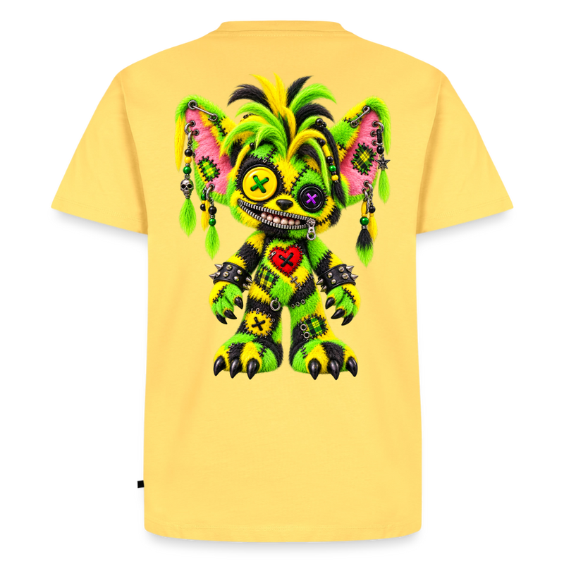 FUZZBALL GREMMY – Herren Premium T-Shirt - Pastellgelb