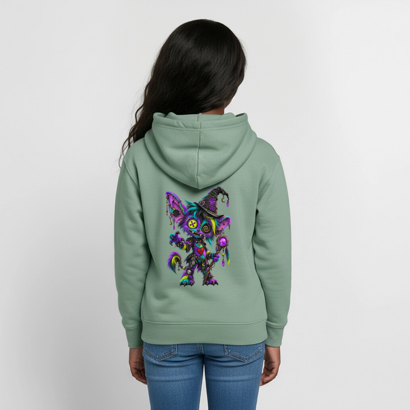 HEXIE HAZE – Teenie Hoodie - Graugrün