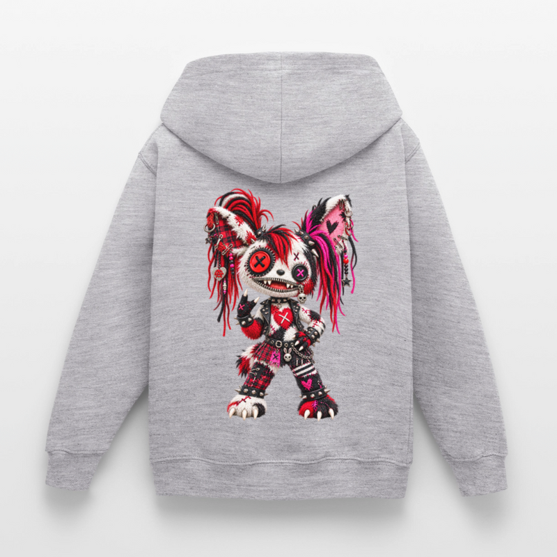 MOSH MOLLY – Kinder Hoodie - Hellgrau meliert