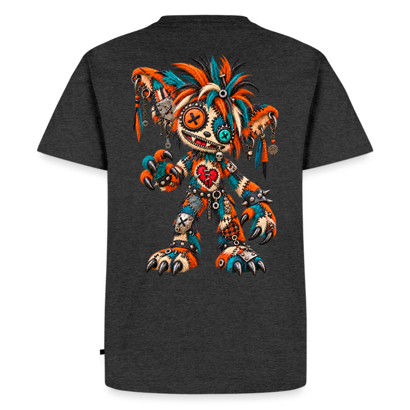SCRAP JACK – Herren Premium T-Shirt - Anthrazit meliert