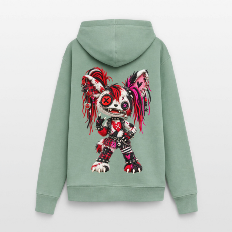 MOSH MOLLY – Damen Hoodie - Graugrün