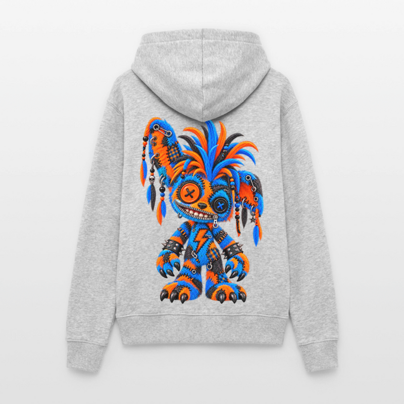 STATIC SPIKE – Damen Hoodie - Hellgrau meliert