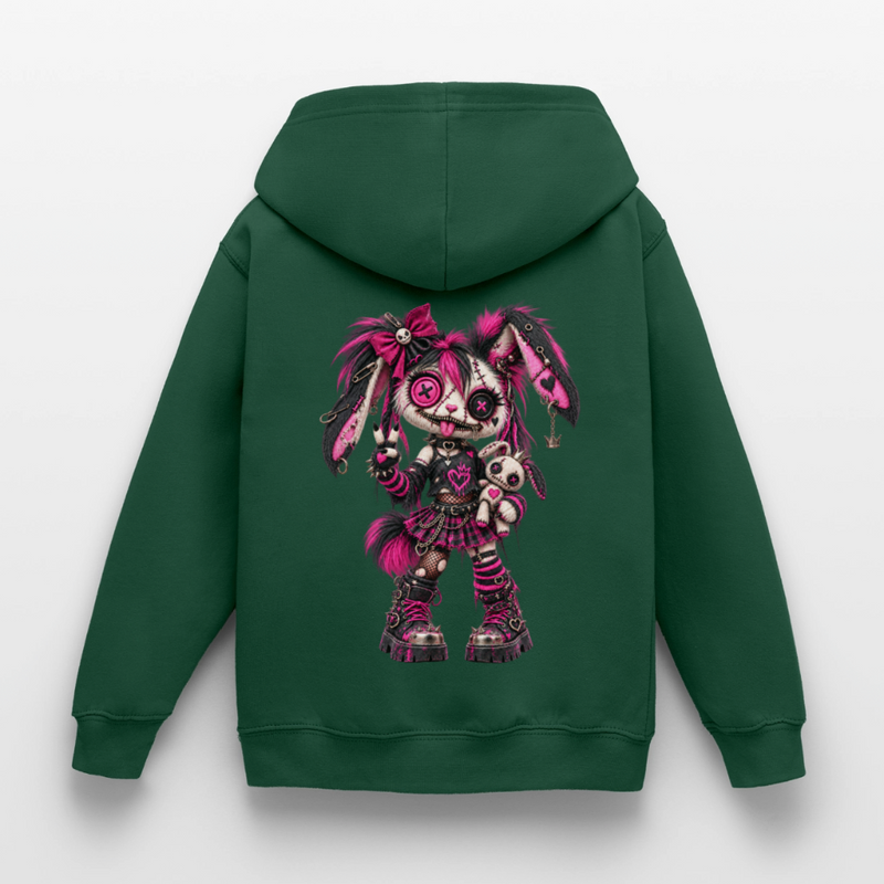 VELVET VEX – Kinder Hoodie - Flaschengrün