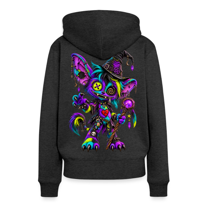 HEXIE HAZE – SPELLBOUND | Premium Damen-Hoodie - Anthrazit meliert