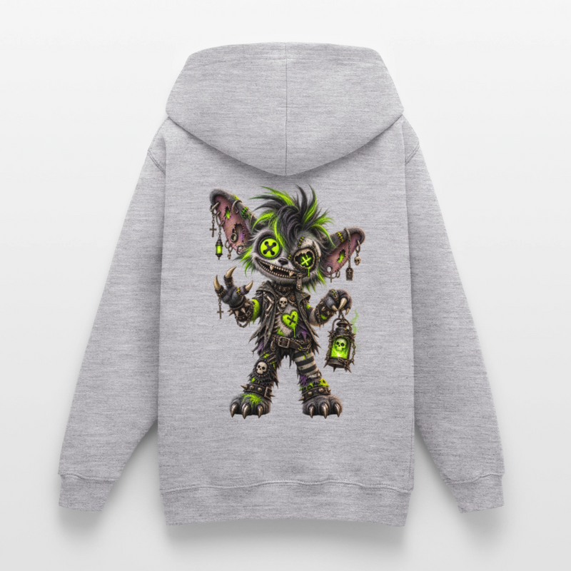 GRAVEYARD GIZZ – Teenie Hoodie - Hellgrau meliert
