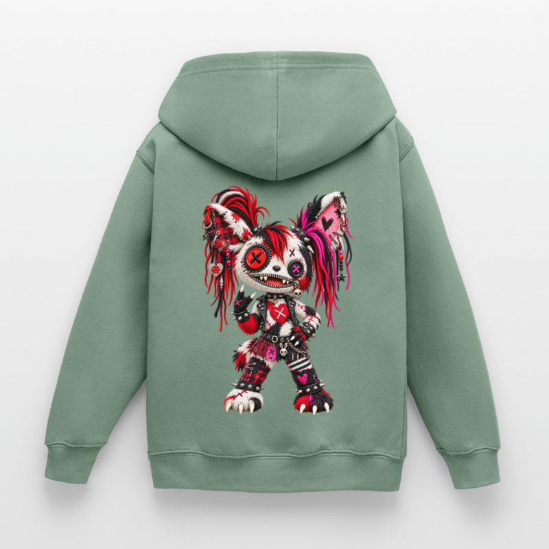 MOSH MOLLY – Kinder Hoodie - Graugrün
